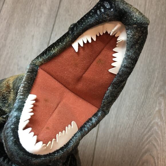 Folkmanis Tyranosaurus TRex Dinosaur Hand Puppet 15" - Picture 4 of 7